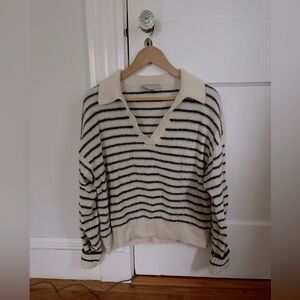 Everlane waffle knit alpaca sweater